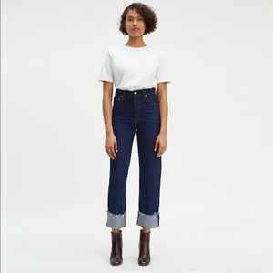Levi’s Ribcage Straight - Size 30 - Selvedge Denim